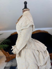Antique Victorian Travel Dress, ca. 1883
