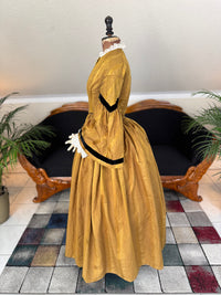 Antique Victorian Day Dress, ca. 1858