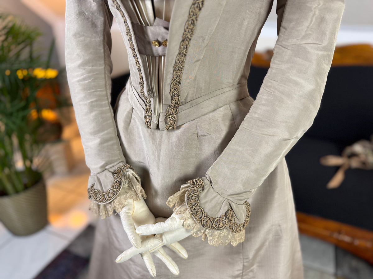 Antique Victorian Walking Dress, ca. 1897 - Three-Piece English Ensemble
