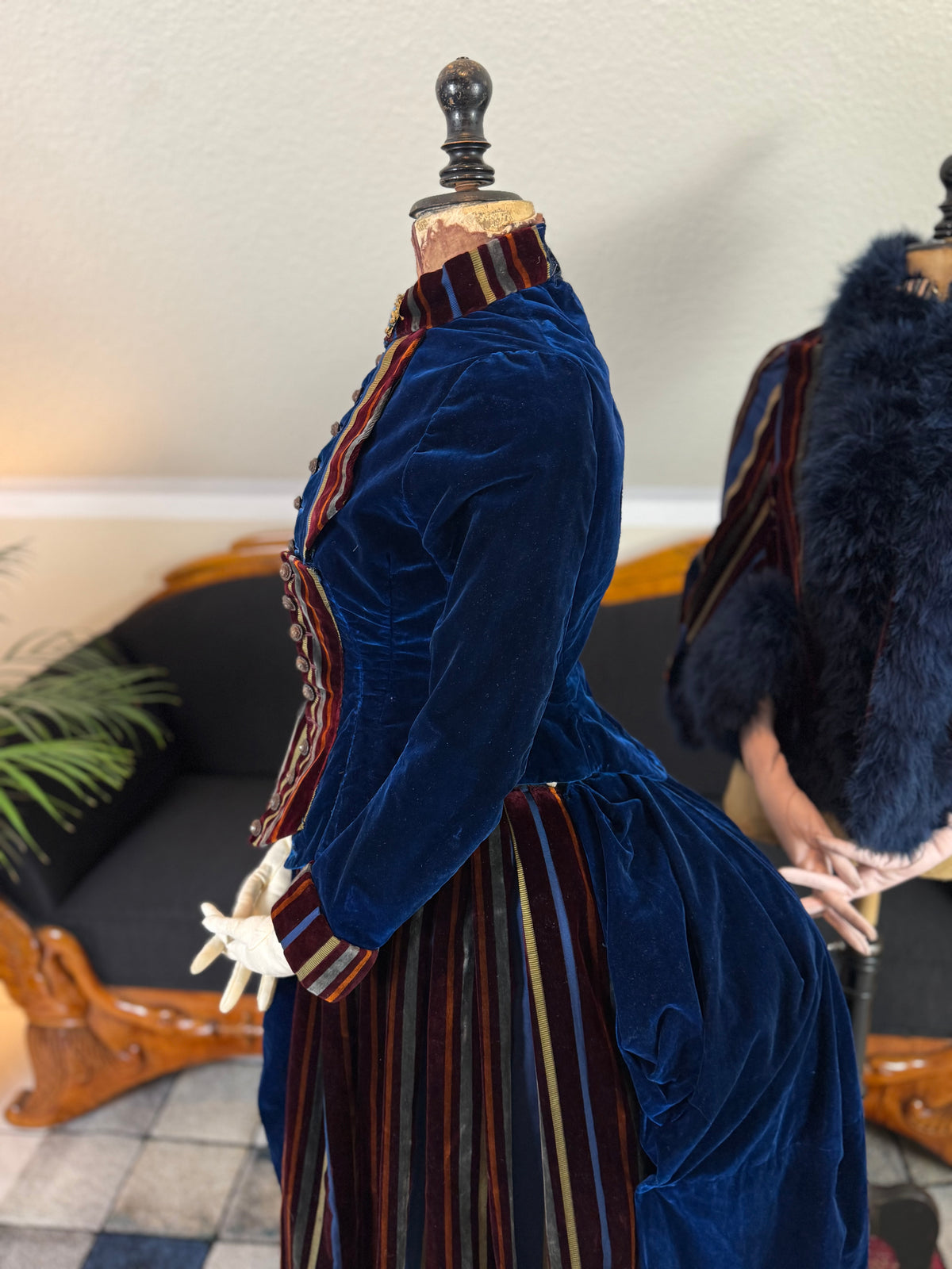 Winter Visiting Gown, America, ca. 1885 // Winter-Besuchskleid, Amerika, ca. 1885