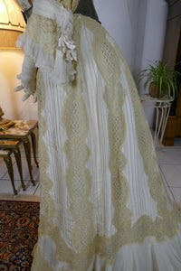 MACHERET Society Dress, New York & Paris, ca. 1901