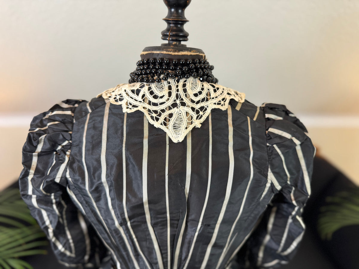 Antique Victorian Afternoon Dress for an Elderly Lady, ca. 1898
