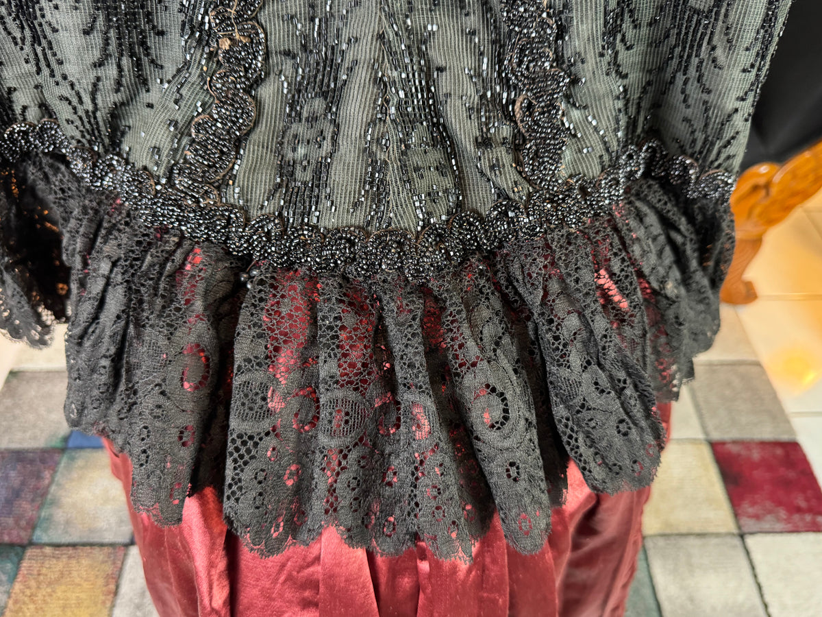 Antique Victorian Beaded Dolman, ca. 1884