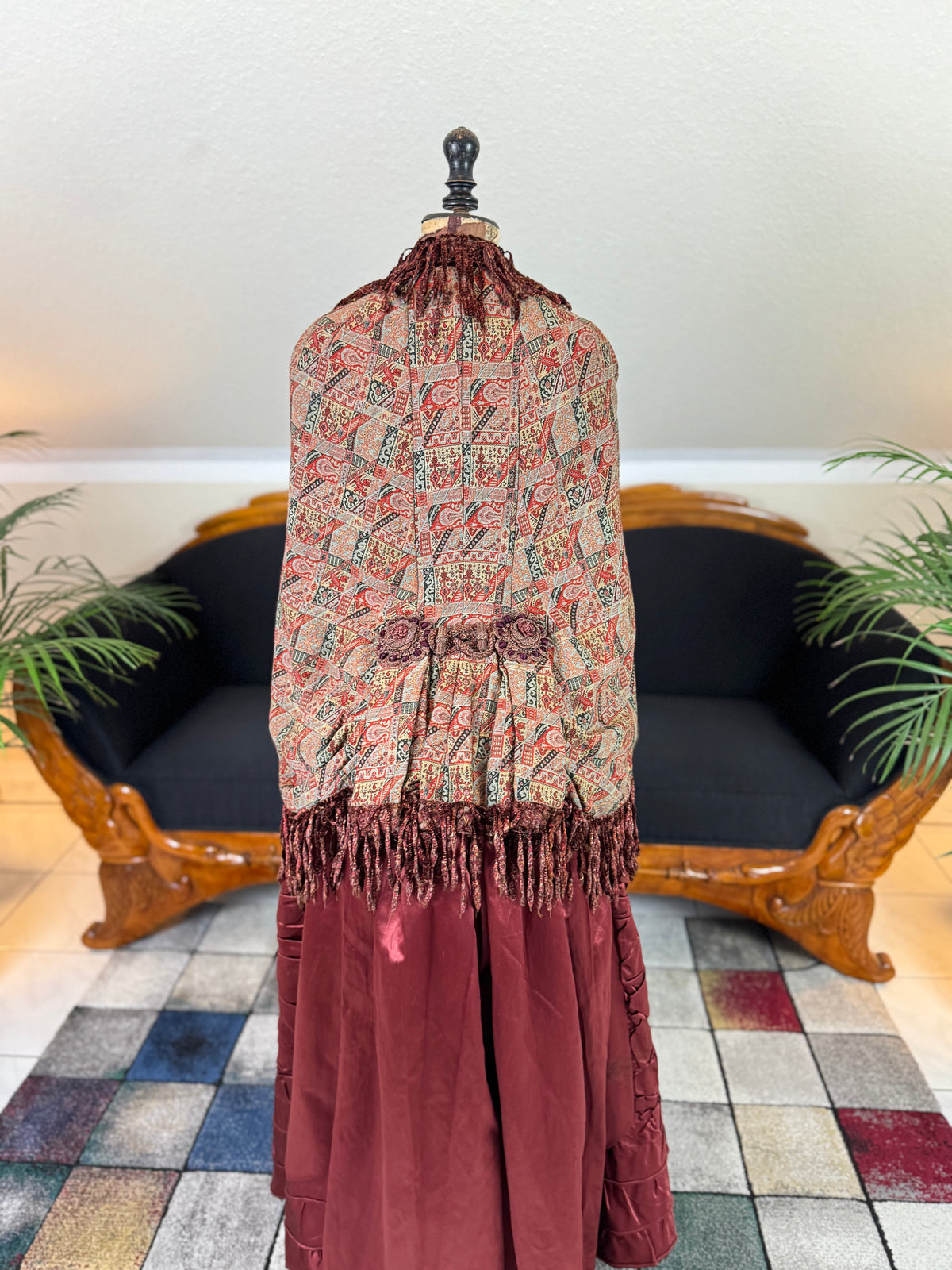 Antique Victorian Paisley Dolman, ca. 1880