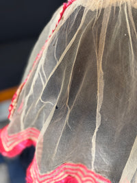 Jupe en tulle victorienne antique, vers 1858