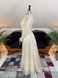 Antique Edwardian Festive Dress, ca. 1908