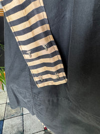Edwardian Striped Cotton Bathing Suit Set, ca. 1910