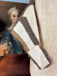 Rococo Bodice for a Young Girl, France, c. 1780 – Antique 18th‑Century Hand‑Sewn Garment