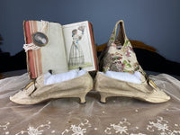 Embroidered Rococo Shoes, ca. 1790