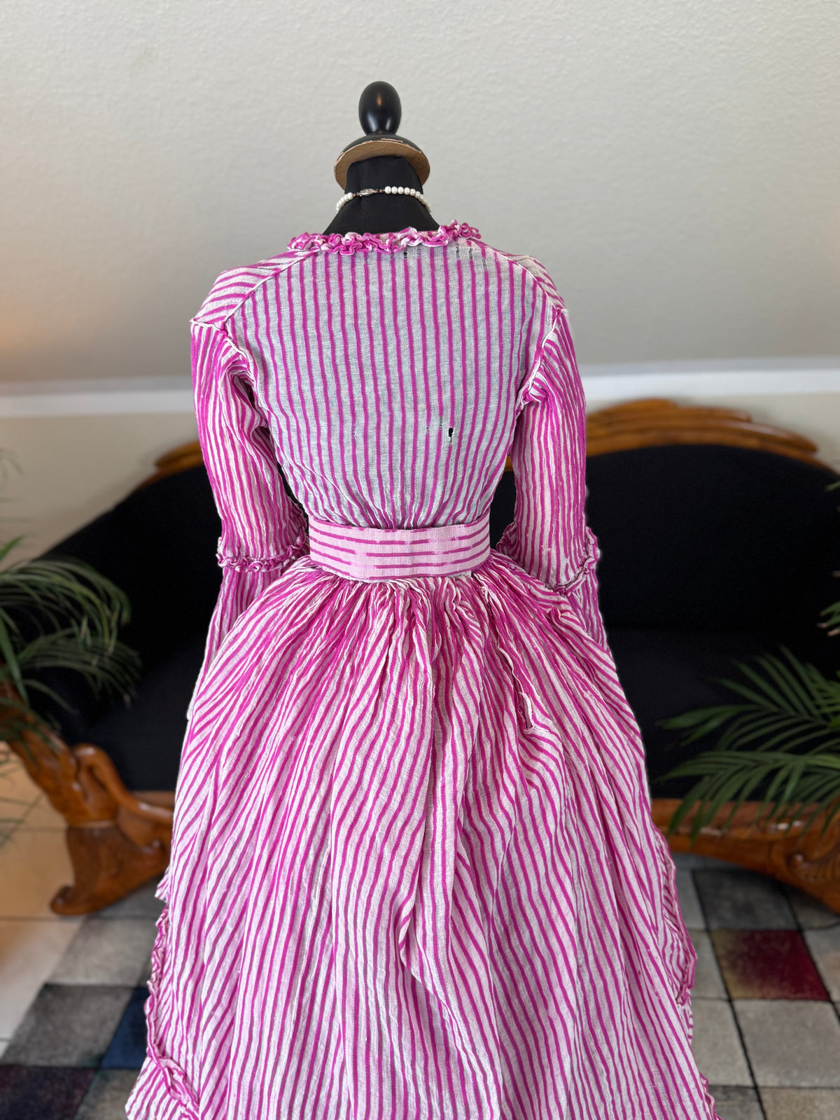 A Young Lady’s Summer Elegance – Antique Dress, ca. 1858