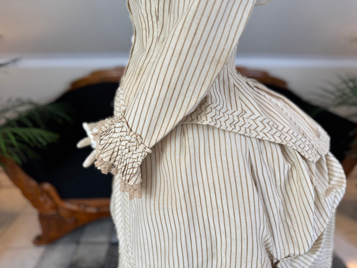 Antique Victorian Travel Dress, ca. 1883