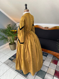 Antique Victorian Day Dress, ca. 1858