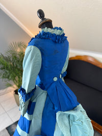 Antique Victorian Evening Dress, England, ca. 1872