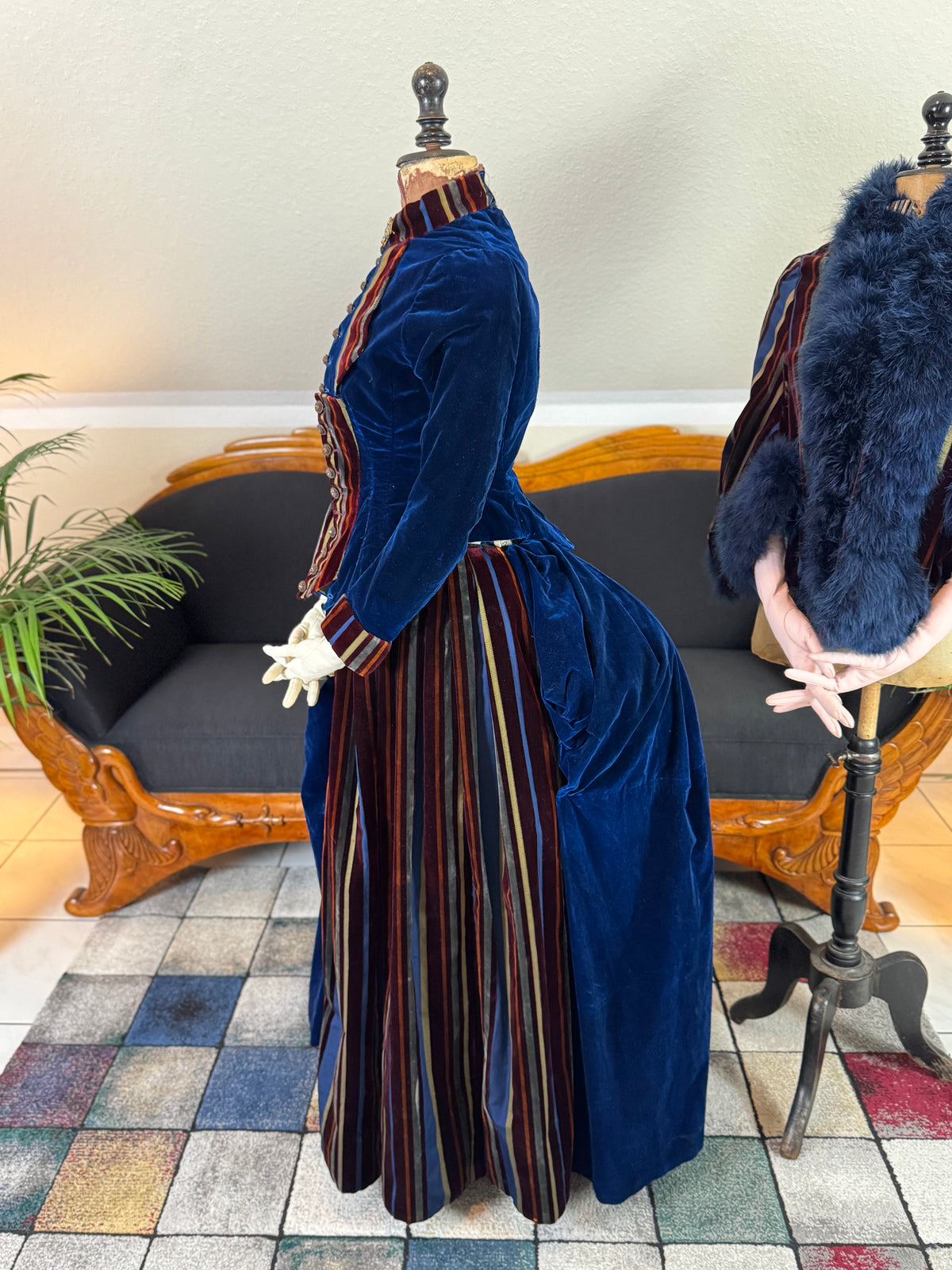 Winter Visiting Gown, America, ca. 1885 // Winter-Besuchskleid, Amerika, ca. 1885