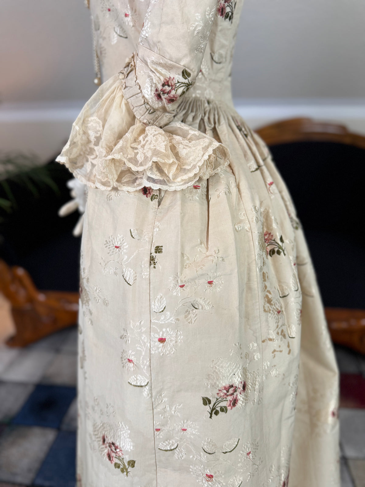 Rococo Robe á L'Anglaise and Petticoat, England, ca. 1770