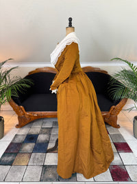 Rococo Cannelé Silk Robe à l’Anglaise, ca. 1775