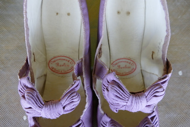 OPPERMANN & Co. Evening Shoes, Princely House of Wied, Berlin, ca. 1867-1870