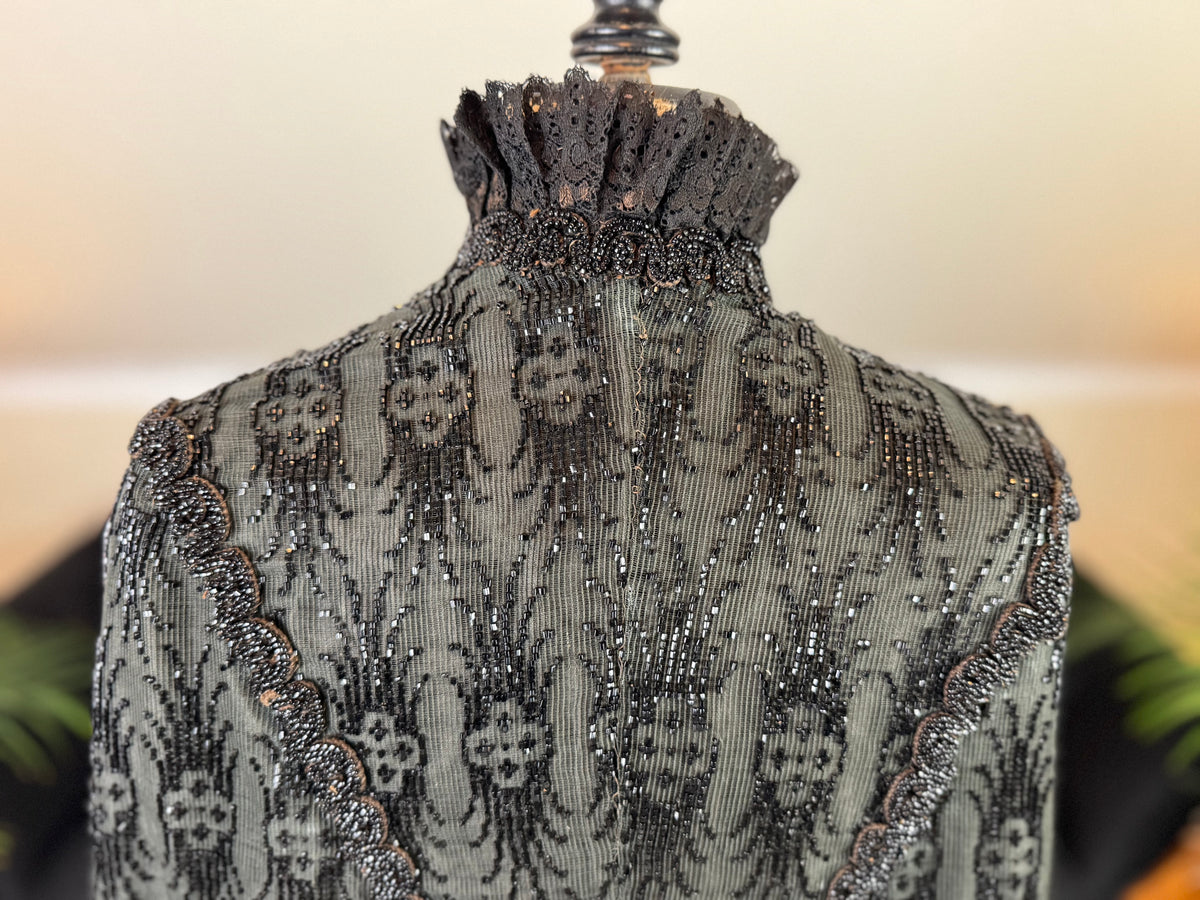 Antique Victorian Beaded Dolman, ca. 1884