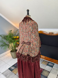 Antique Victorian Paisley Dolman, ca. 1880