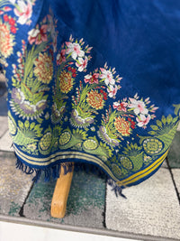 Rococo Elegance in Spitalfields Silk – Antique Stole, ca. 1790