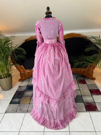 A Young Lady’s Summer Elegance – Antique Dress, ca. 1858