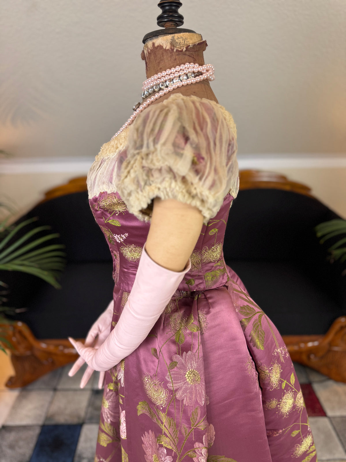 Antique Victorian Ball Gown, ca. 1895