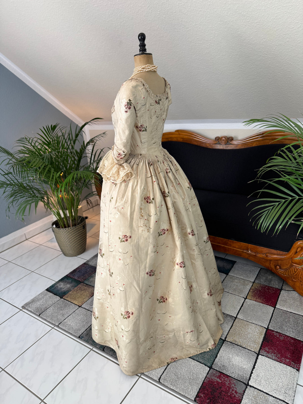 Rococo Robe á L'Anglaise and Petticoat, England, ca. 1770