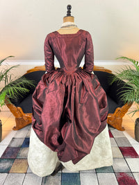 Rococo Robe à la Polonaise and Petticoat, ca. 1775