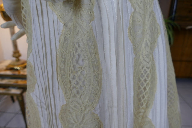 MACHERET Society Dress, New York & Paris, ca. 1901