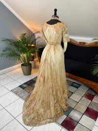 Antique Edwardian Evening Dress, ca. 1906