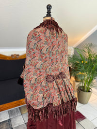 Antique Victorian Paisley Dolman, ca. 1880