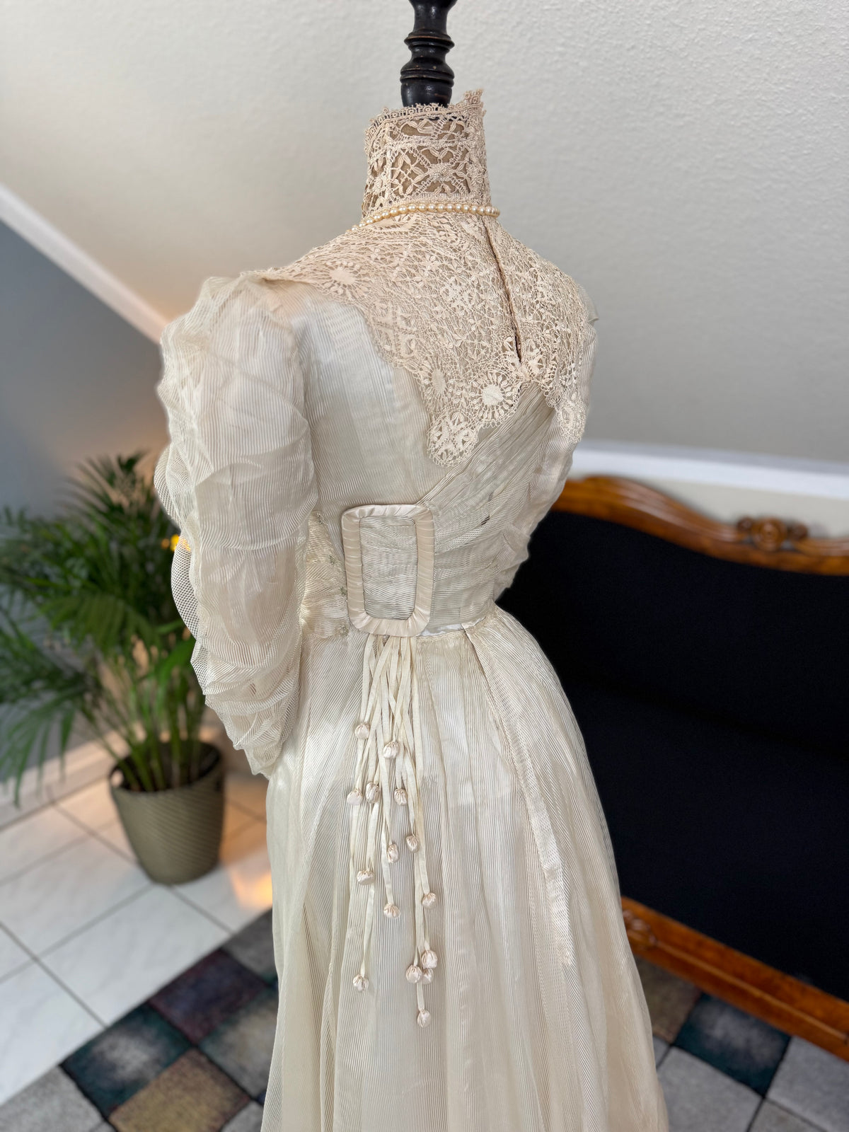 Antique Edwardian Festive Dress, ca. 1908