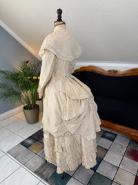 Antique Victorian Travel Dress, ca. 1883