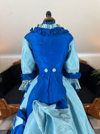Antique Victorian Evening Dress, England, ca. 1872