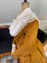 Rococo Cannelé Silk Robe à l’Anglaise, ca. 1775