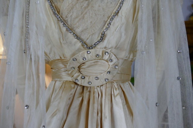 HUGHES & STARNES Wedding Dress, ca. 1915
