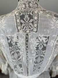 Irish Chrochet and Maltese Lace Blouse, ca. 1904