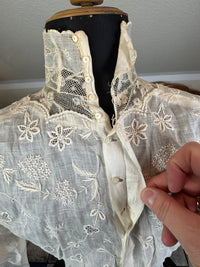 Irish Lace and Whitework Blouse, ca. 1908