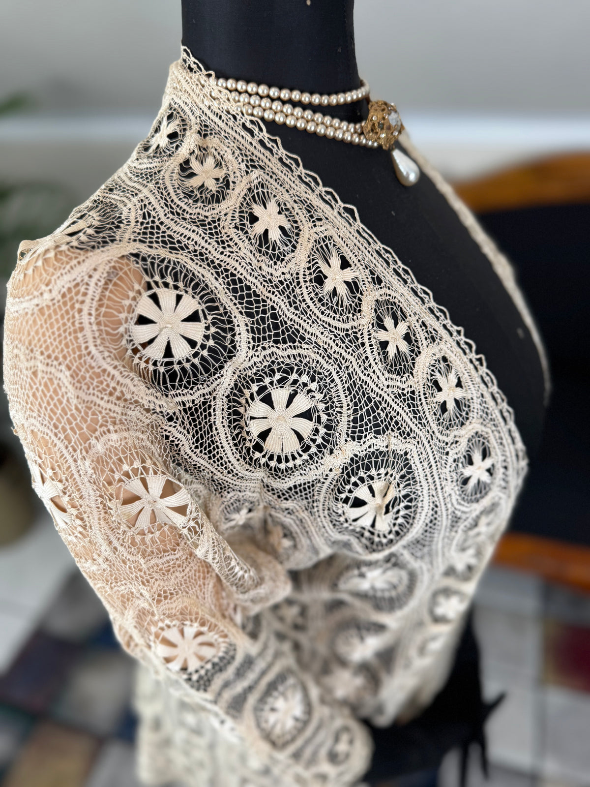 Tenerife Lace Jacket, ca. 1911