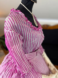 A Young Lady’s Summer Elegance – Antique Dress, ca. 1858