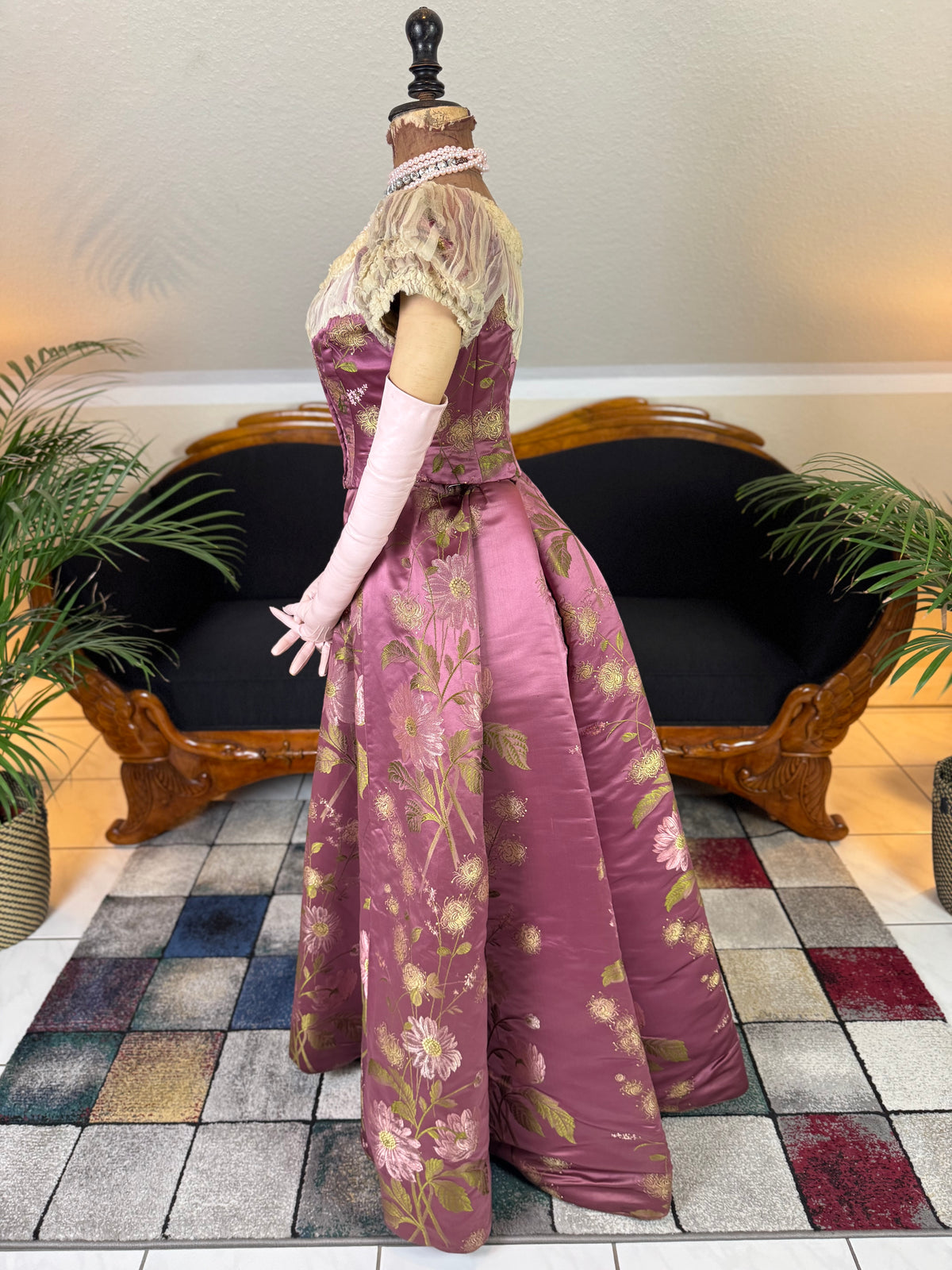 Antique Victorian Ball Gown, ca. 1895