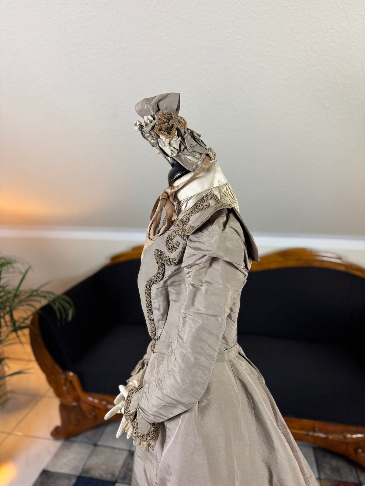 Antique Victorian Walking Dress, ca. 1897 - Three-Piece English Ensemble