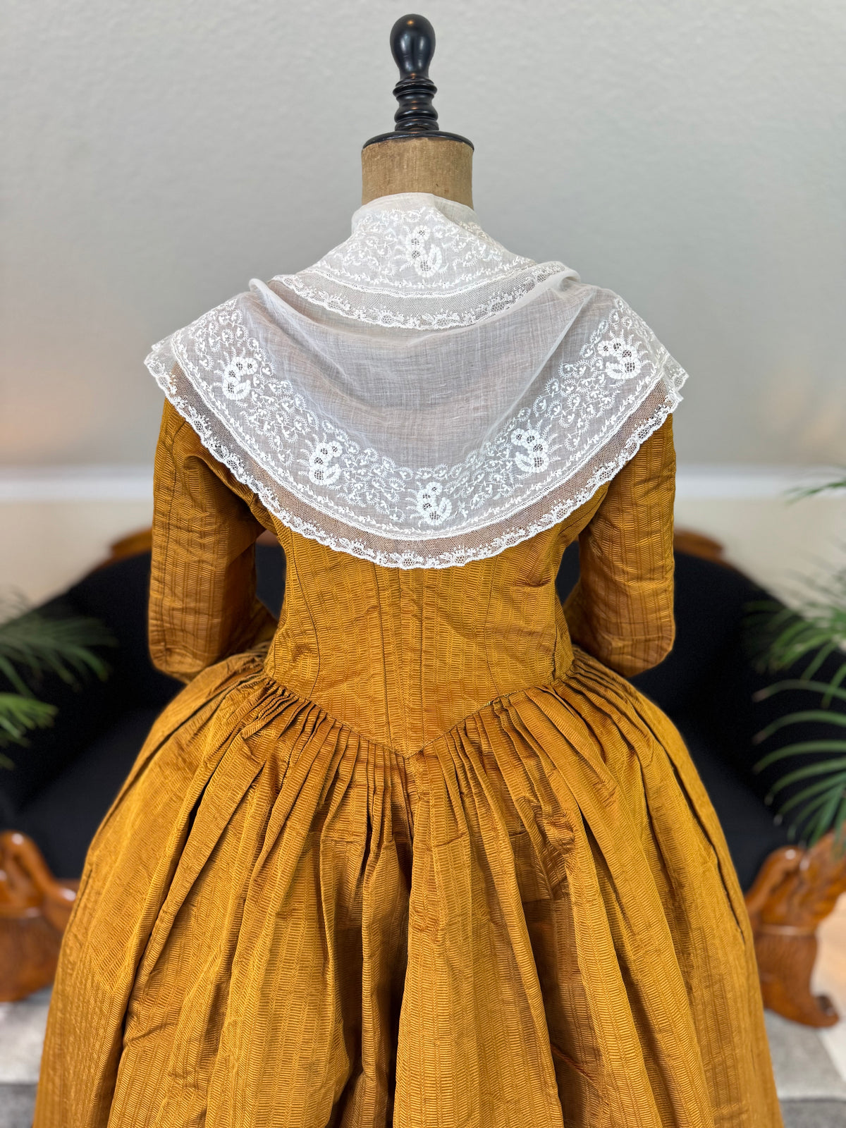 Rococo Cannelé Silk Robe à l’Anglaise, ca. 1775