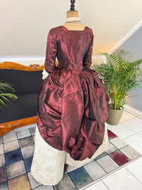 Rococo Robe à la Polonaise and Petticoat, ca. 1775