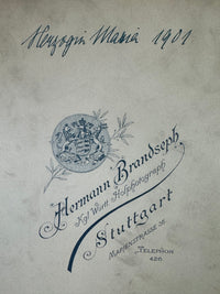 ROYAL Antique Pair of Lace Handkerchiefs with Tuscany–Württemberg Double Coat of Arms from the Wedding Trousseau of Archduchess Maria Immakulata, c. 1900