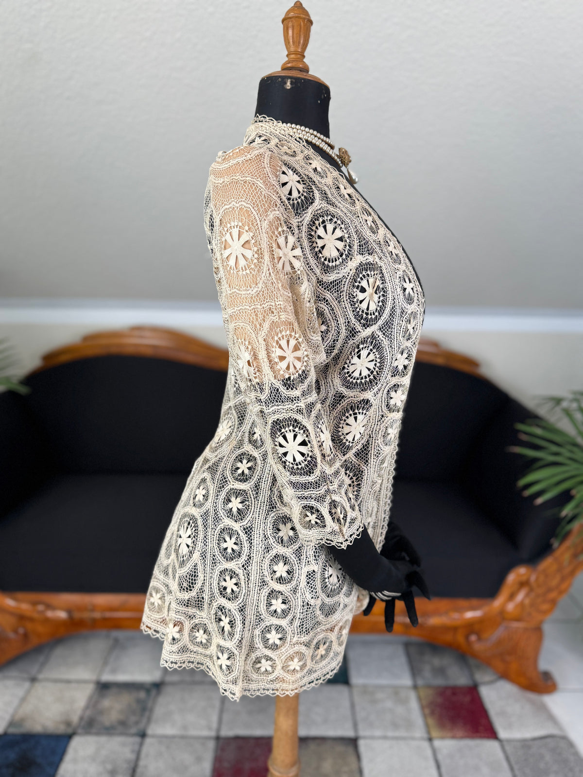 Tenerife Lace Jacket, ca. 1911