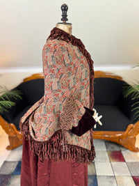 Antique Victorian Paisley Dolman, ca. 1880