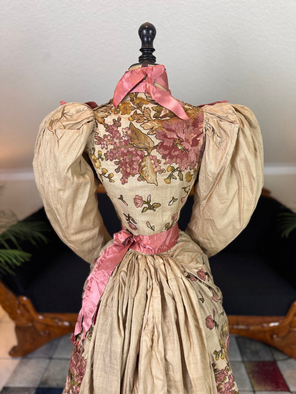 Antique Magnificent Reception Dress, ca. 1895