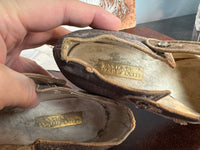 WIENER WERKSTÄTTE Shoes, Enamel Medaillons, Vienna, ca. 1910