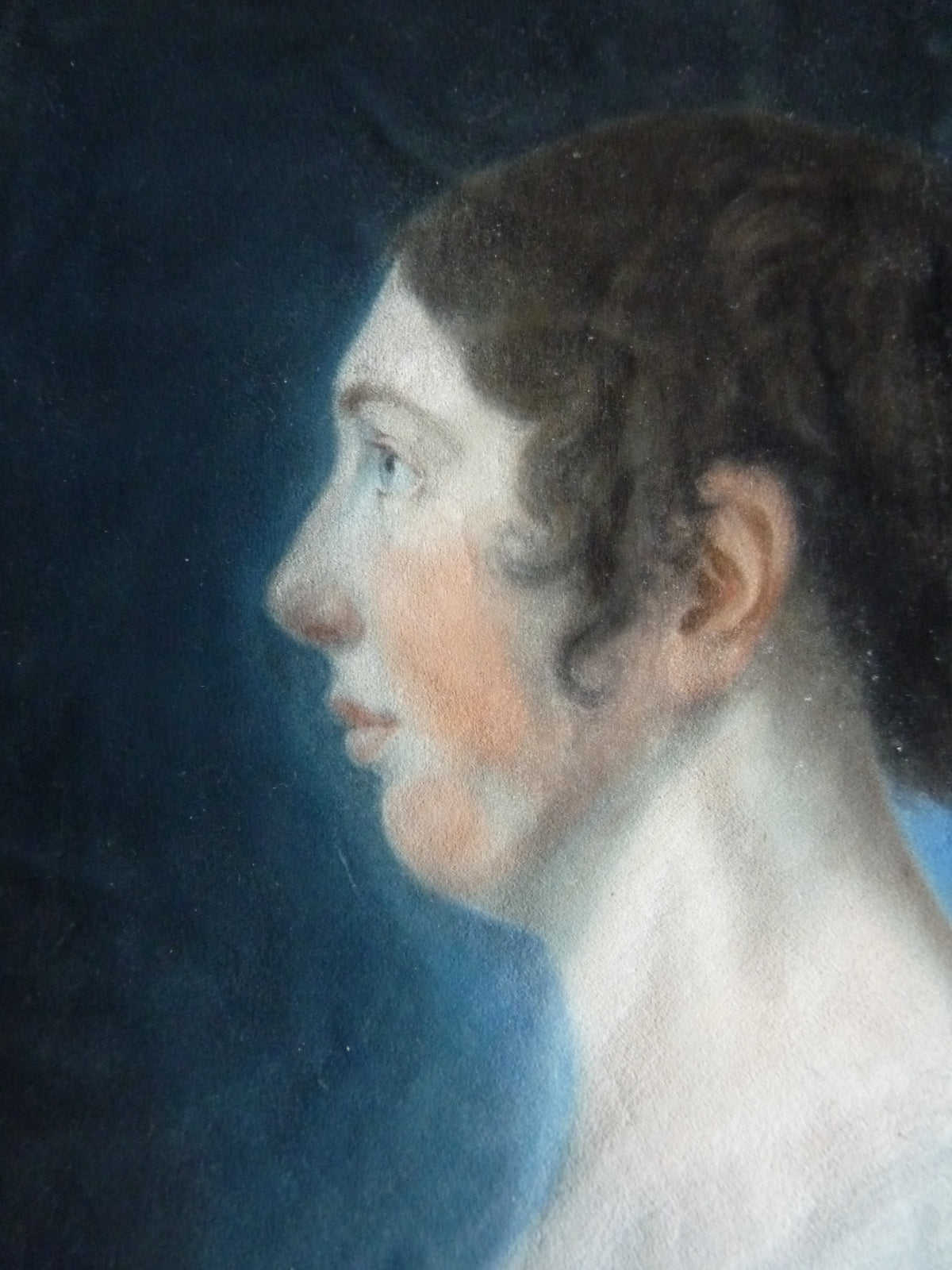 Pair of Empire Pastel Portraits, 1813 – L.H. Hessel, Nuremberg, Early 19th‑Century Art